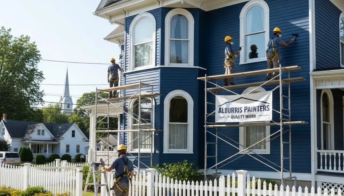 Professional painting crew serving Allentown, PA for interior and exterior home painting services