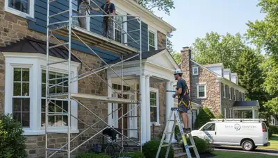 Professional painters providing interior and exterior painting services in Allentown, PA