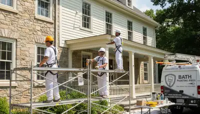 Painting contractors in Allentown, PA providing professional interior and exterior house painting services