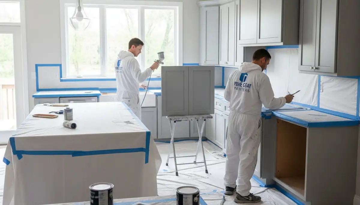 Allentown, PA cabinet painting for kitchens with durable professional finish