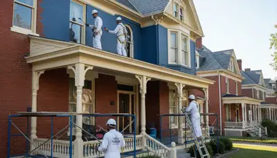 Painting contractor serving Allentown, PA for interior and exterior home painting services