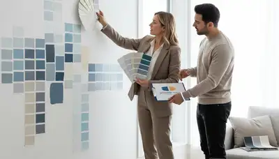 Allentown, PA painter offering color consultation for home interior paint selection