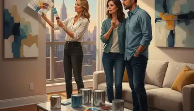 Allentown, PA painter offering expert color consultation for home paint palettes and design guidance