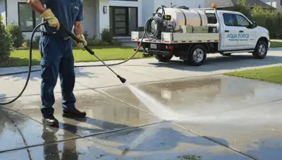 Concrete pressure cleaning for driveways and patios in Allentown, PA by Allentown Paint Pros