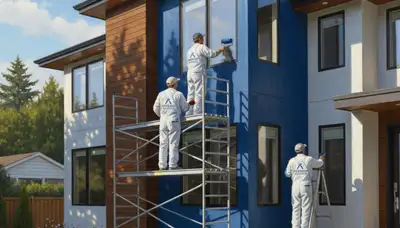 Exterior house painting in Allentown, PA by Allentown Paint Pros, improving curb appeal with weather-ready coatings
