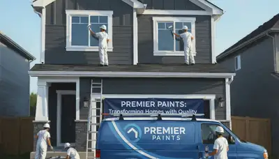 House painters in Allentown, PA painting a home exterior for lasting weather protection