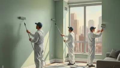 Interior house painting in Allentown, PA by Allentown Paint Pros for smooth, durable room finishes