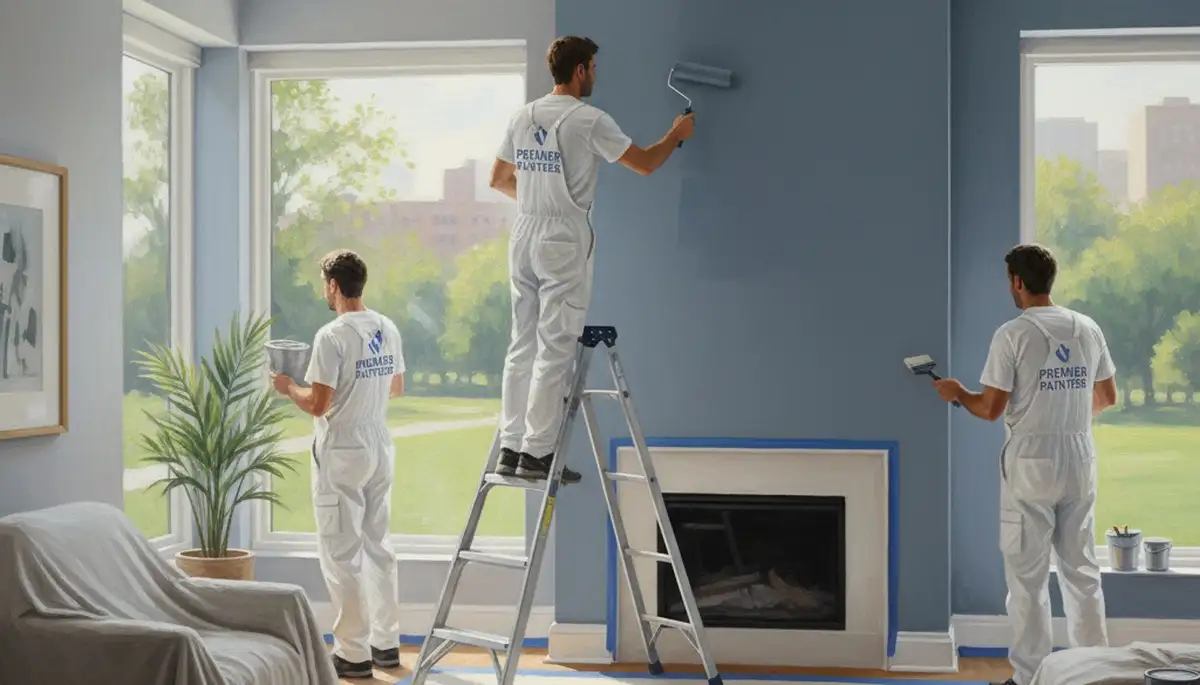 Interior house painting in Allentown, PA by professional painters for durable, smooth room finishes