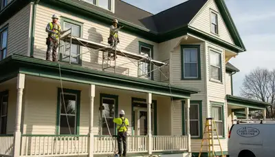 Professional painting crew serving Allentown, PA for interior and exterior home painting projects
