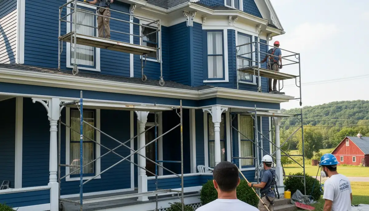 Professional painters in Allentown, PA providing interior and exterior painting services