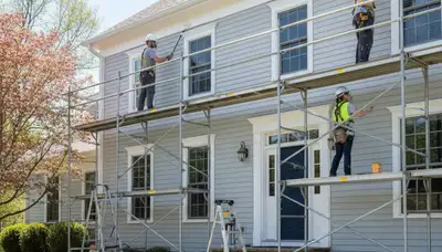 Painting contractor in Allentown, PA providing professional interior and exterior painting services