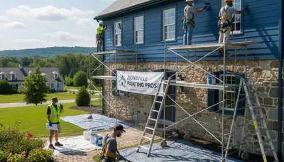 Painting contractor serving Allentown, PA for residential and commercial interior and exterior painting