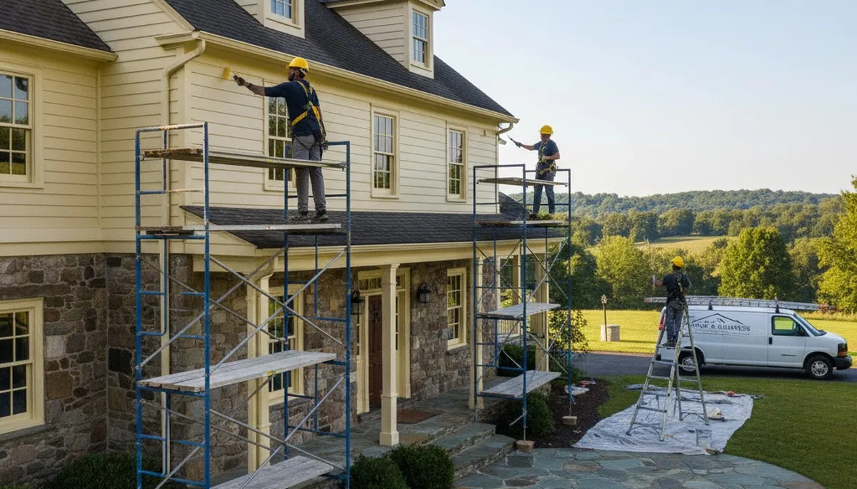 Painting contractor serving Allentown, PA for residential and commercial interior and exterior projects