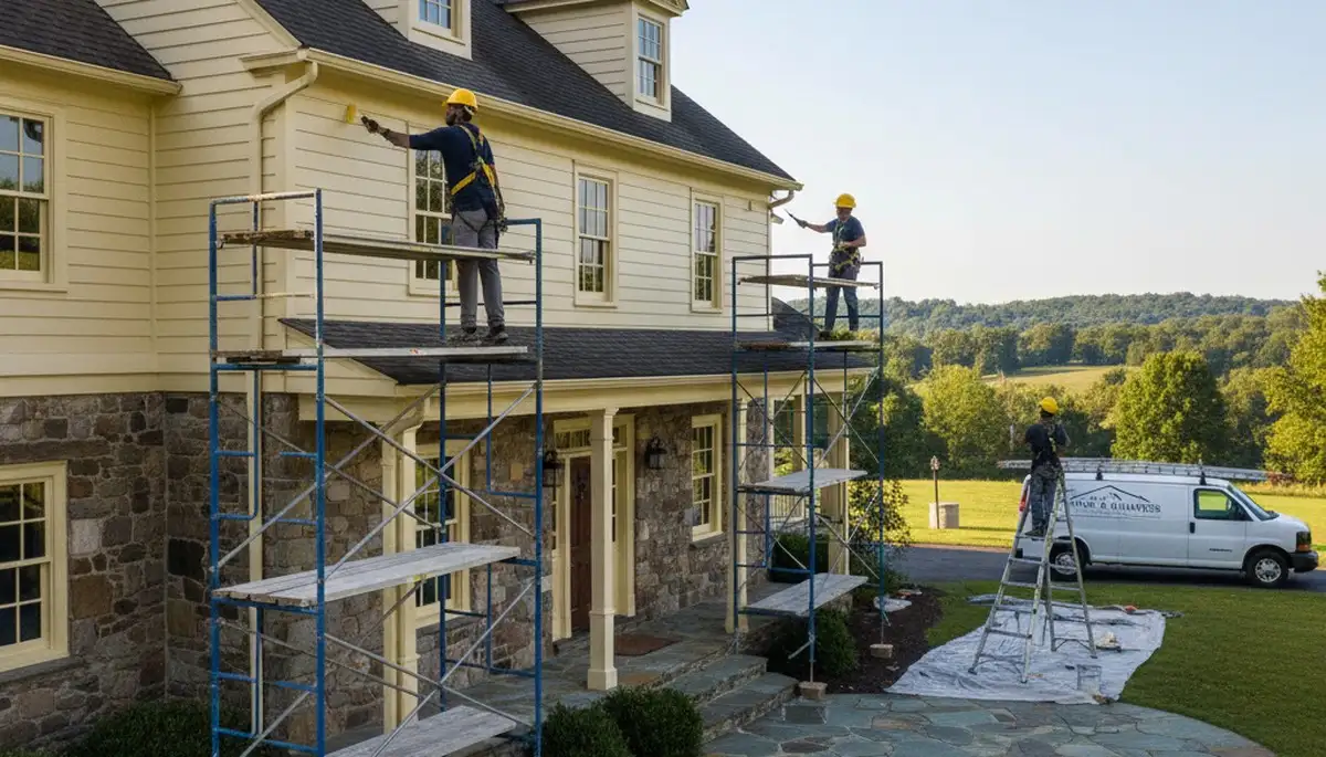 Painting contractor serving Allentown, PA for residential and commercial interior and exterior projects